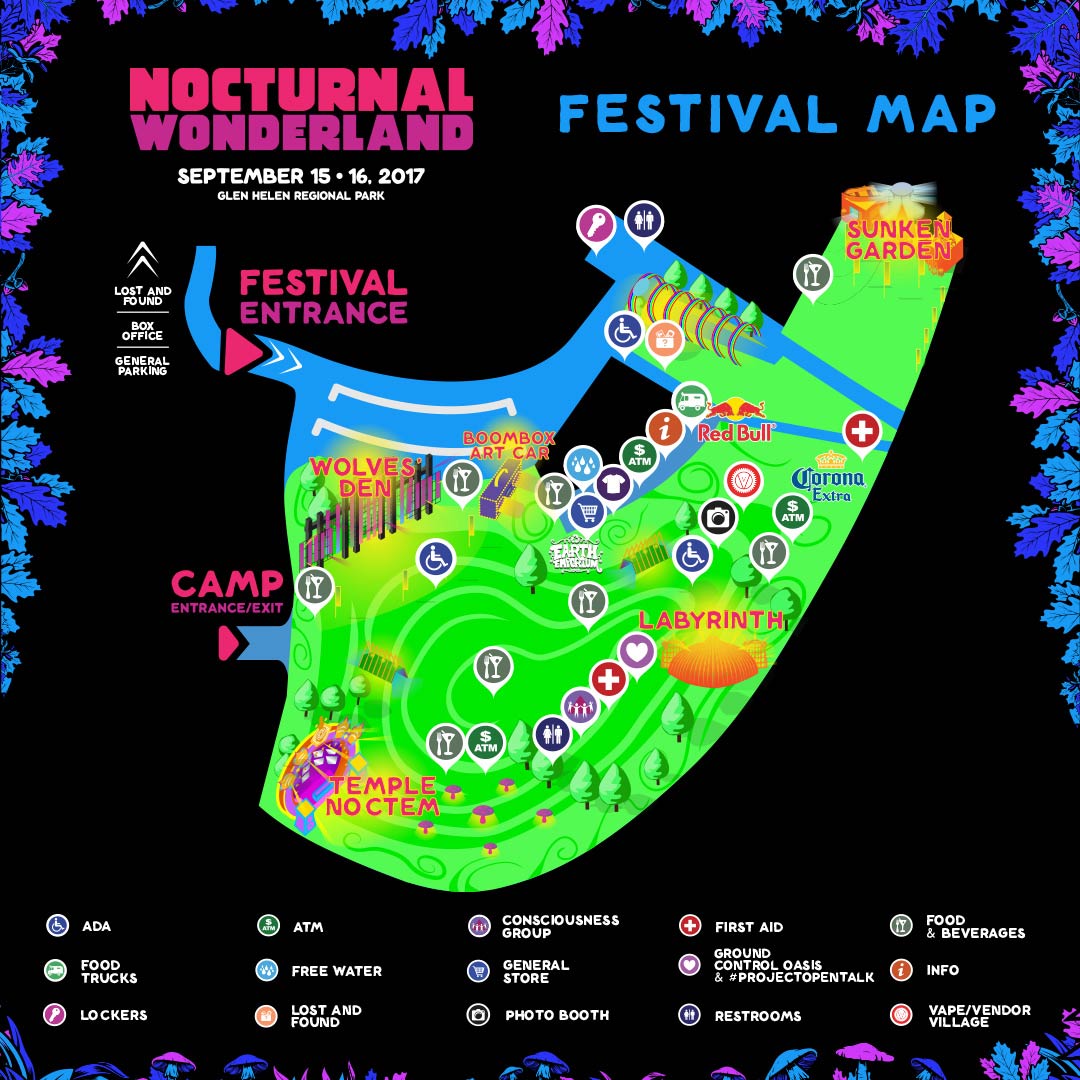 nocturnal wonderland 2022 dates