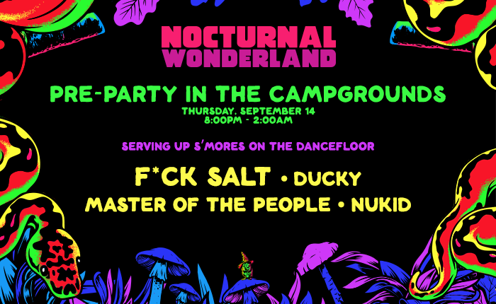 Nocturnal Wonderland camping