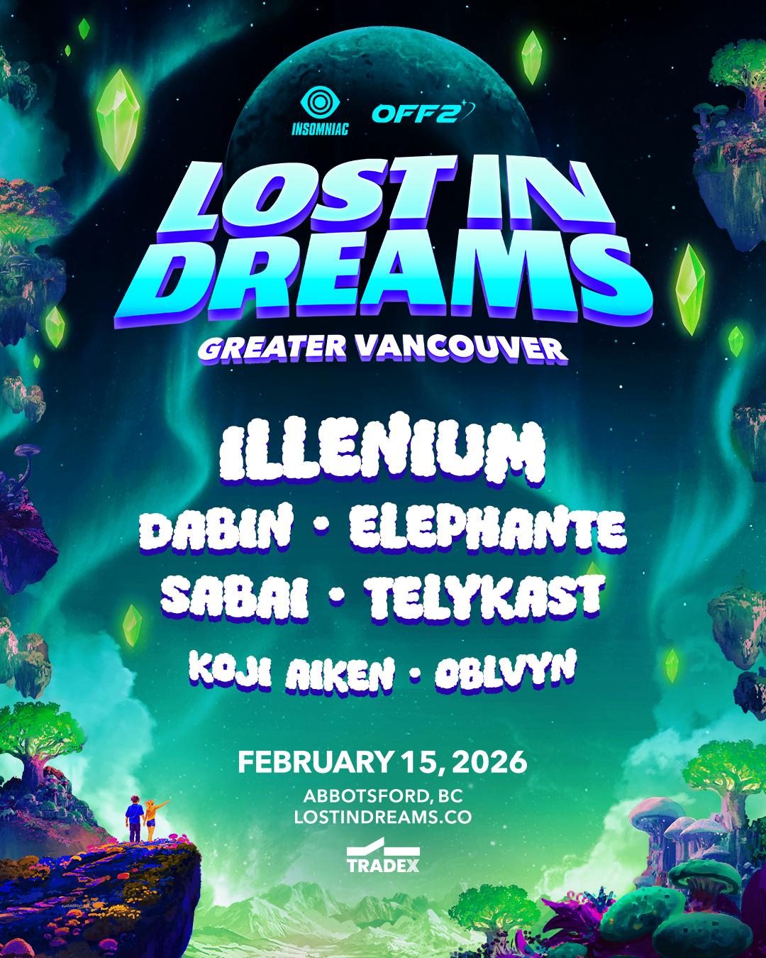 Lost In Dreams Vancouver Lineup